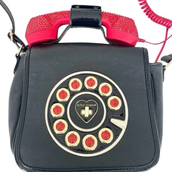 Black and Red Designer Women Bag - Picture 2 of 2